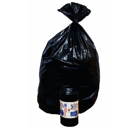 10 Sacchi Nero 90x120cm 130Lt 63mic Rolsac